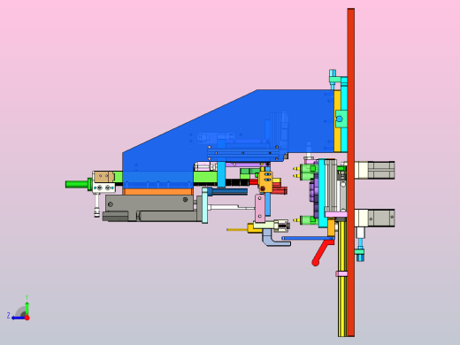 卡簧自动组装机构右视缩略图