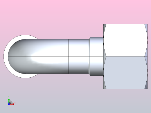 20191-T 90°公制内螺纹球面扣压式软管接头[20191-24-08T]前视缩略图
