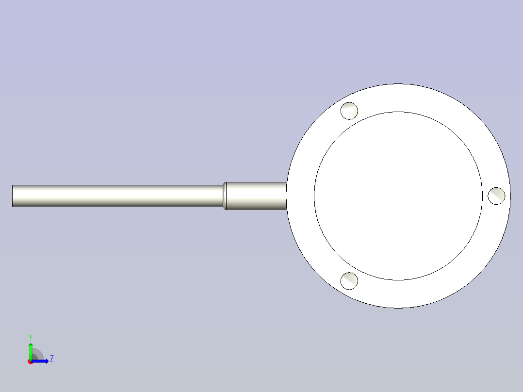 A0005132-EMS50-1kN  2kN  5kN应变片膜力传感器  载荷传感器左视图