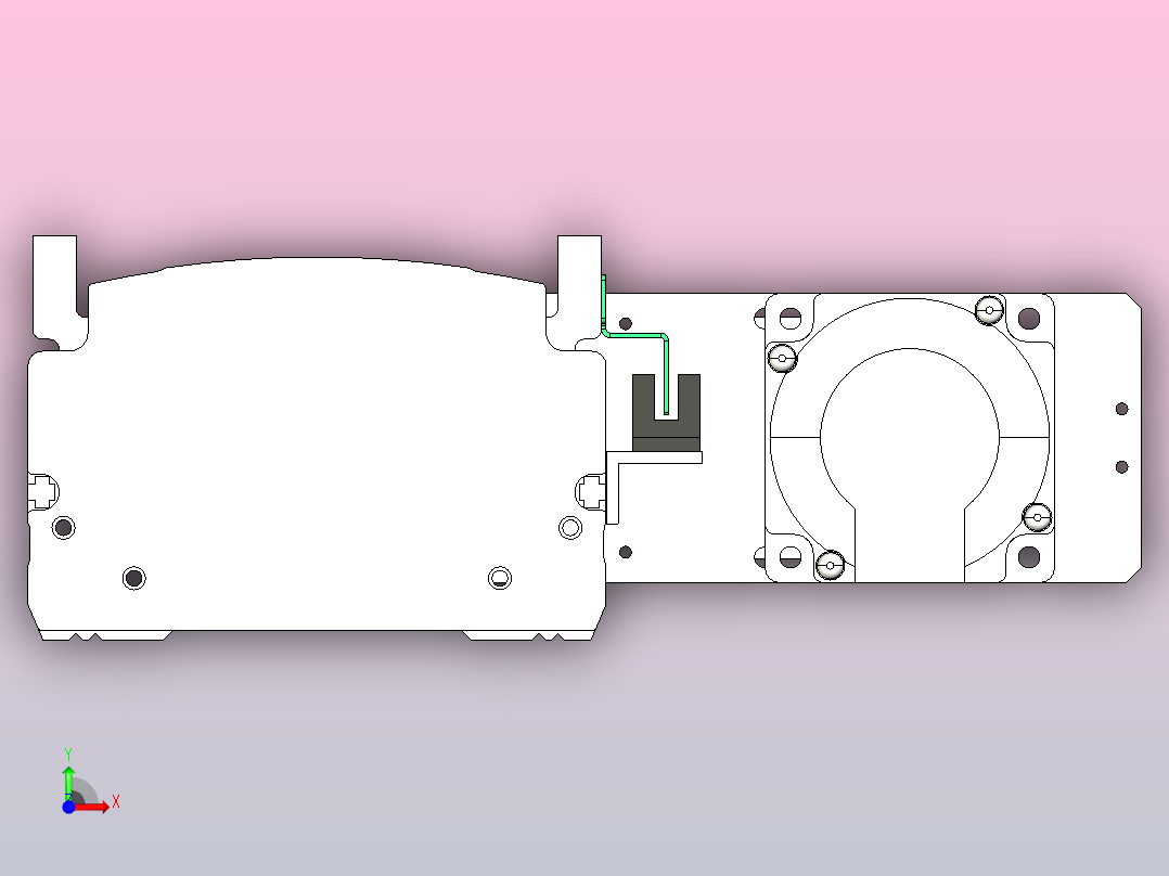 MT120BS半封闭丝杆滑台[MT120BS.L#.500.BR.P40.C3]前视图