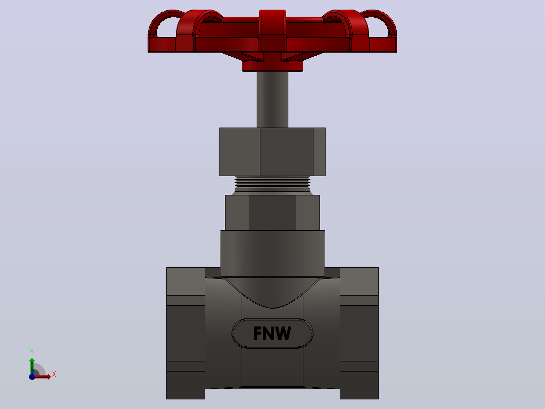 FNW-FNW17B200F截止阀前视图