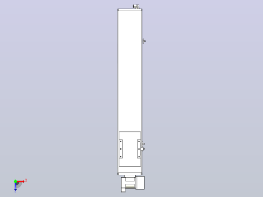 MCB14无尘皮带滑台[MCB14-L40-600-RU-P20-C3]俯视缩略图
