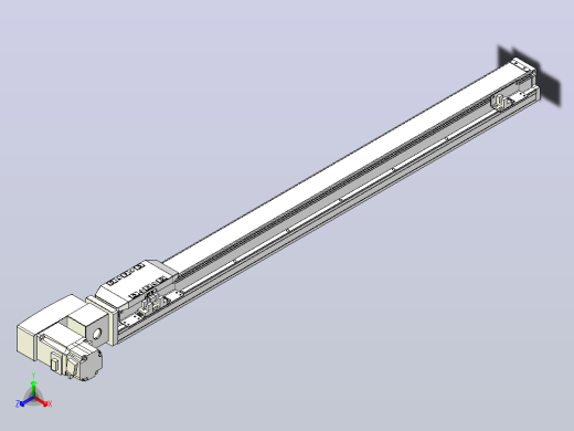 机器人皮带驱动直线轴TPA-GCB-50-P42-L650-QL-M10-N3