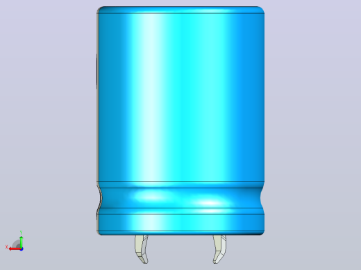 22 x 30蓝白底片电解电容器后视缩略图