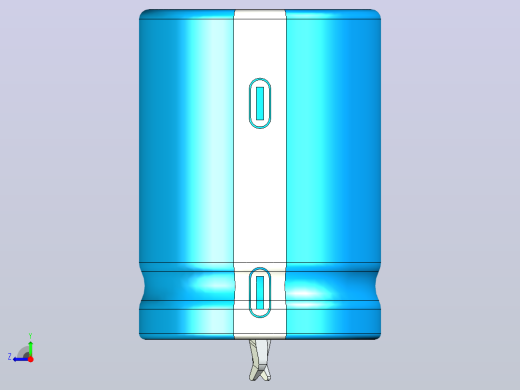 22 x 30蓝白底片电解电容器右视缩略图