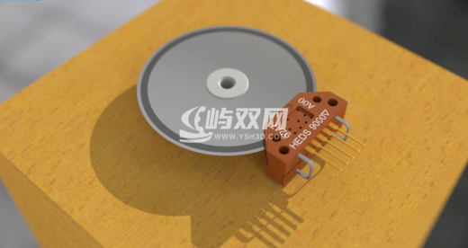 HEDS 9000 A00 9100光学编码器50mm光盘缩略图