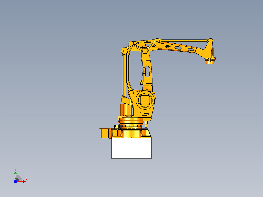 ABB IRB460-1102.4 负载110kg码垛四轴机器人前视图