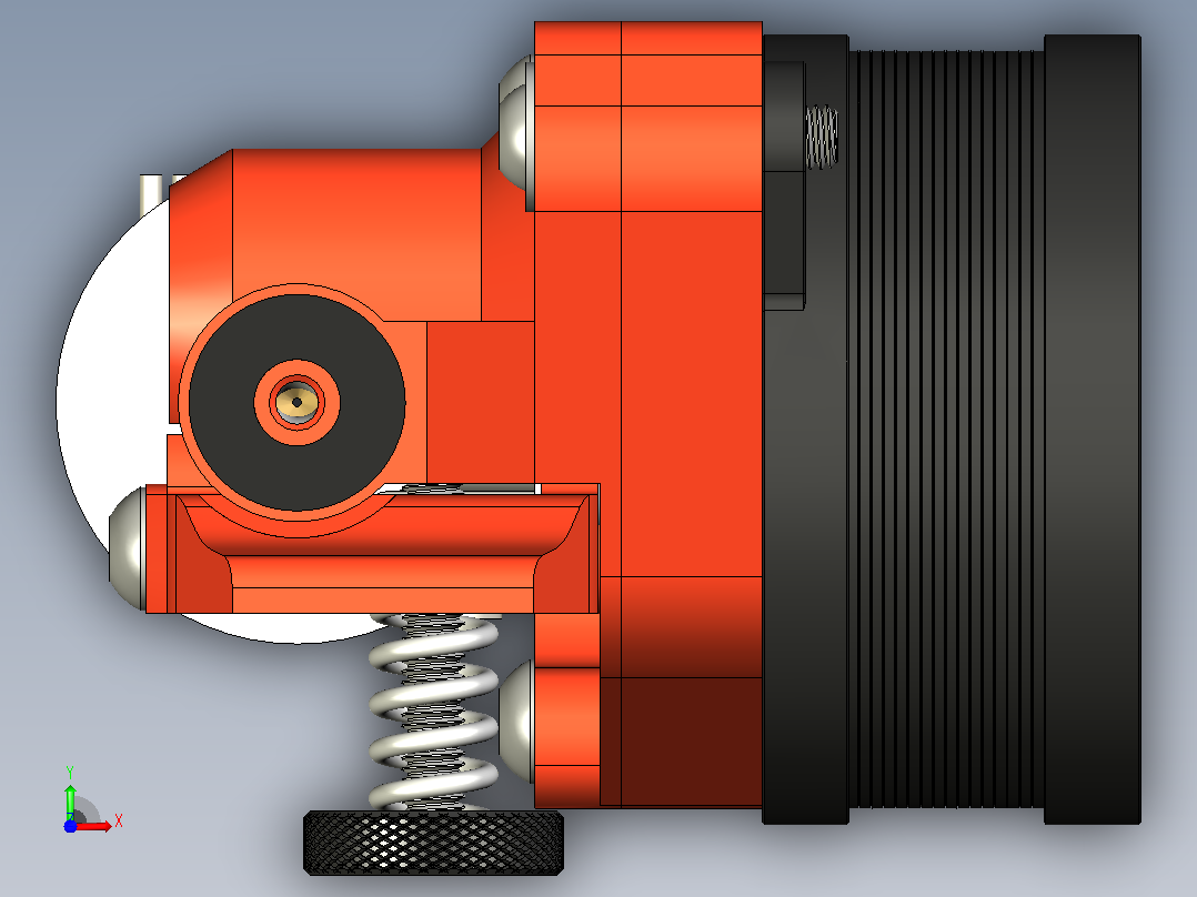 XCR-V6酒店用S3D挤出机前视图