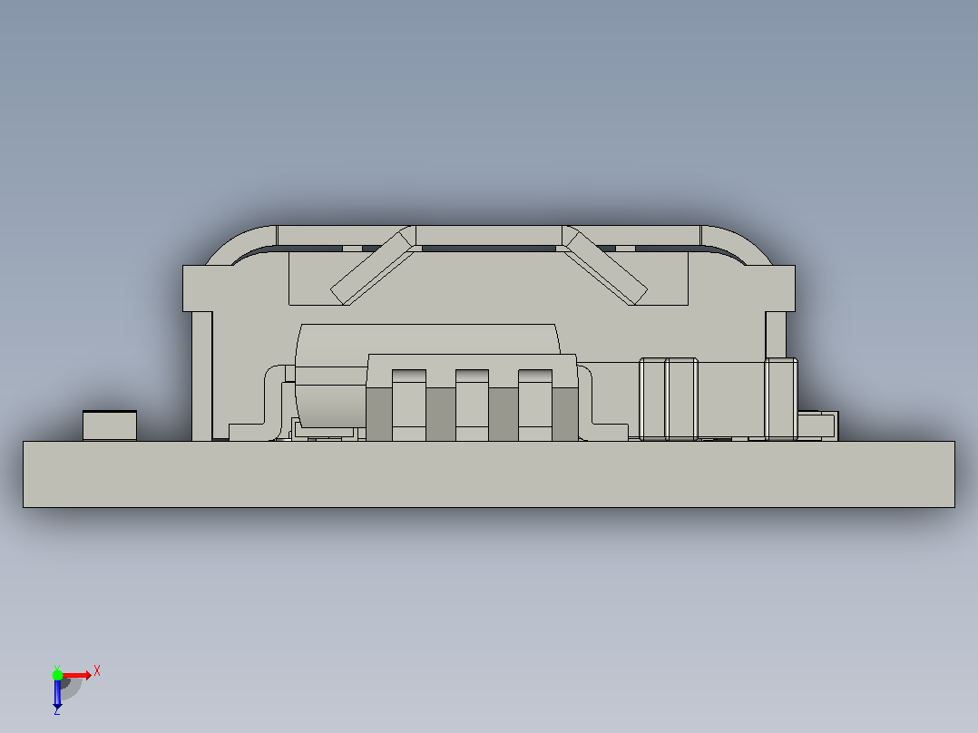 TP4056 迷你C型电池充电器俯视图