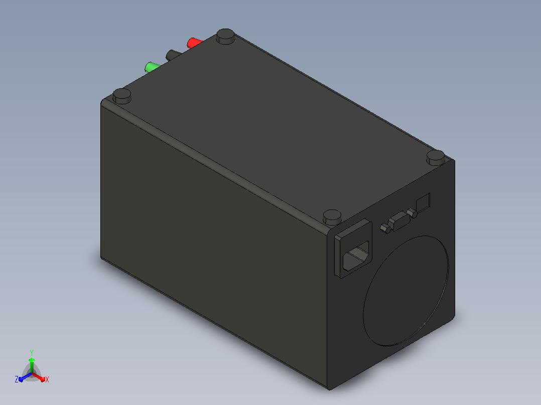 尼斯电源SPPS-DXXXX-232 200V、300V、400V正等轴测图
