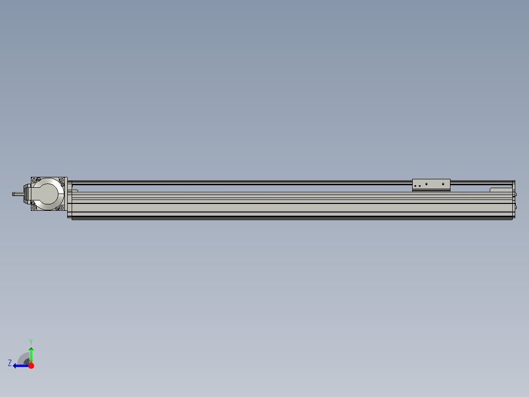 MT75BT半封闭皮带滑台[MT75BT.L80.600.LT.P40.C3]右视图
