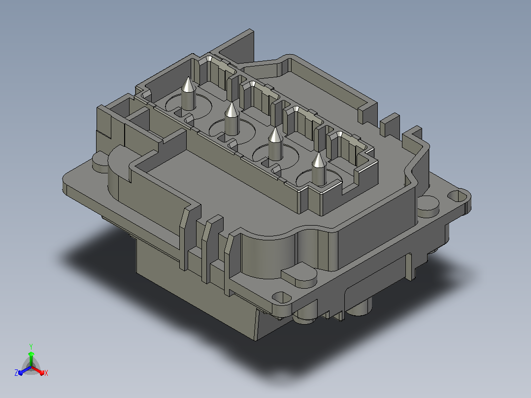 爱普生I3200_4720喷头 正等轴测图