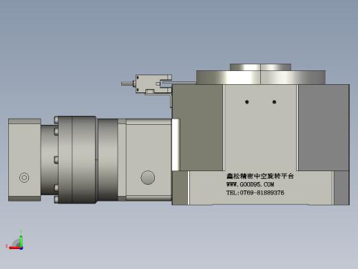 鑫松中空旋转平台PCM130-L1(14-50-70-M4)后视缩略图