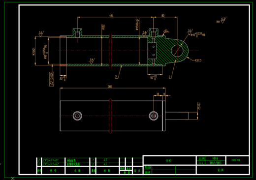专用铣床工作台液压系统设计（CAD+说明书）缩略图