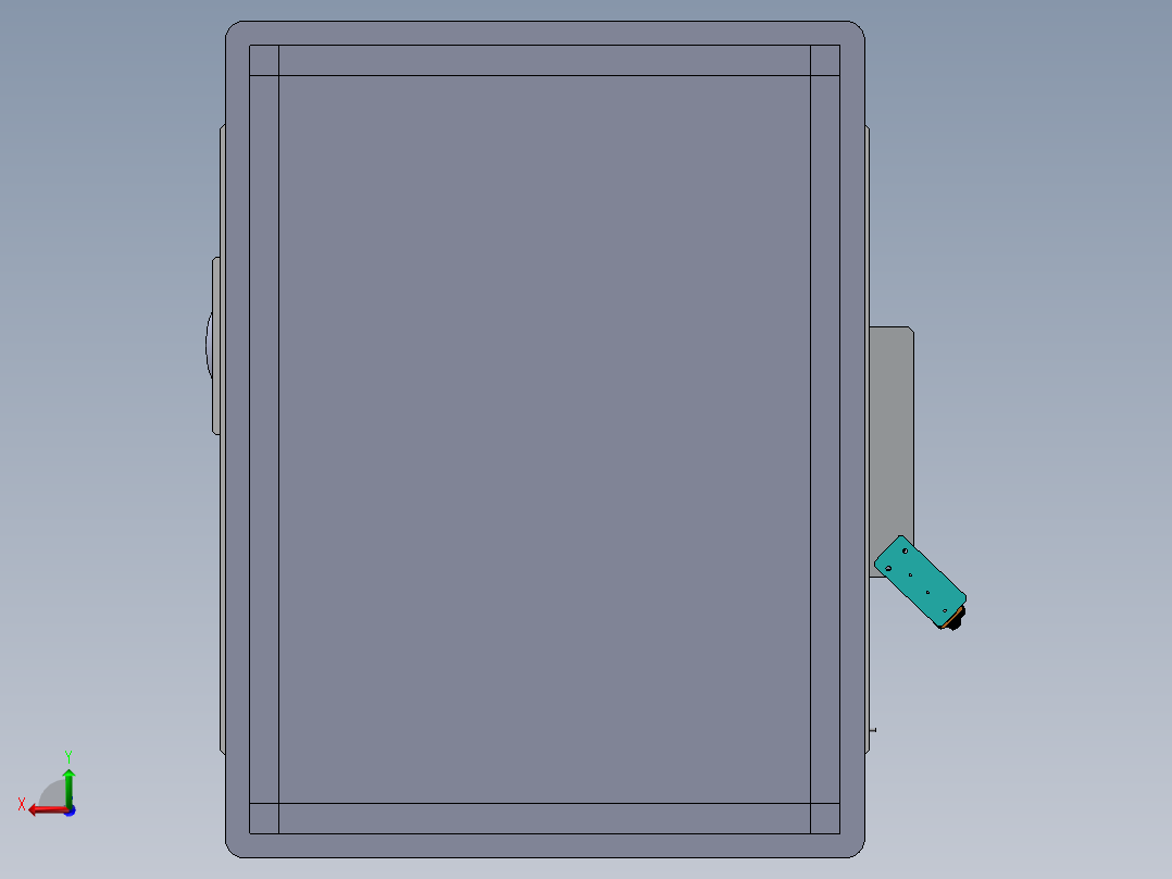 铁片排列机sw18可编辑后视图
