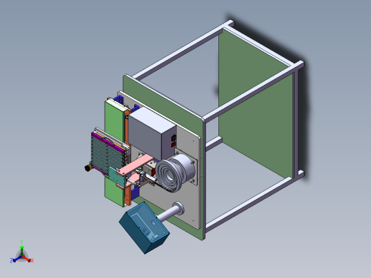 铁片排列机sw18可编辑正等轴测缩略图