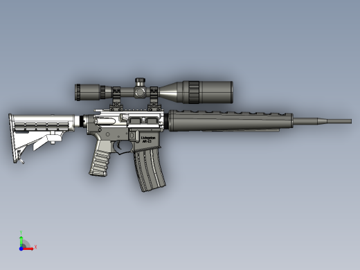 AR15自动步枪前视缩略图