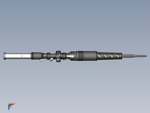AR15自动步枪俯视缩略图