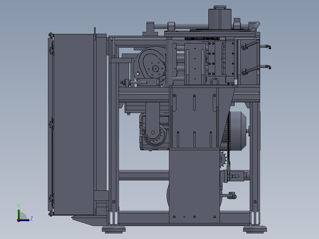 SEC-40A槽绝缘机左视图