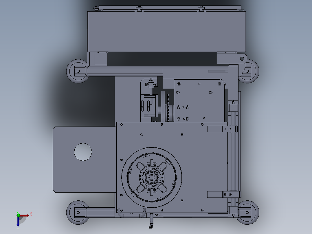 SEC-40A槽绝缘机俯视图