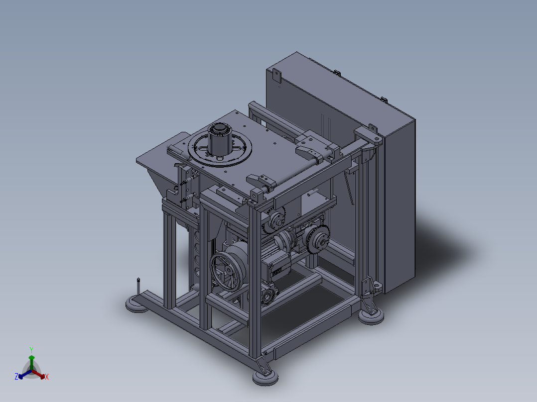 SEC-40A槽绝缘机正等轴测图