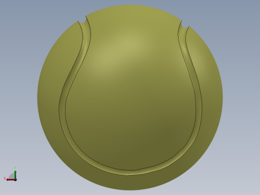 solidworks 网球创意设计图后视缩略图