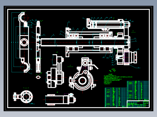 加工中心的自动换刀设计（全套图纸）