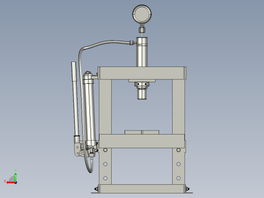 手动液压机10吨后视缩略图