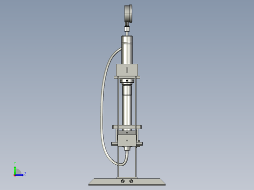 手动液压机10吨左视缩略图