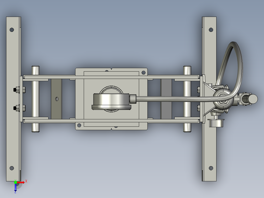 手动液压机10吨俯视图