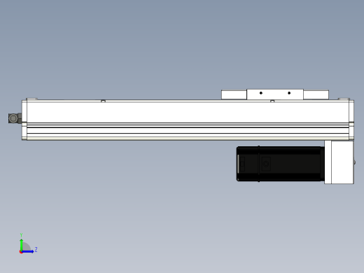 Toyo东佑达直线模组-ECH14-300-BM-400W+煞車左视缩略图