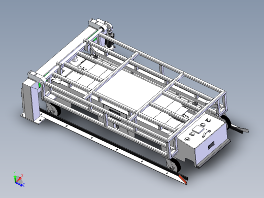 双向料车线边机构