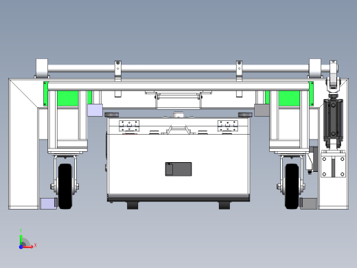 双向料车线边机构前视缩略图