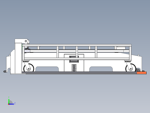 双向料车线边机构左视缩略图