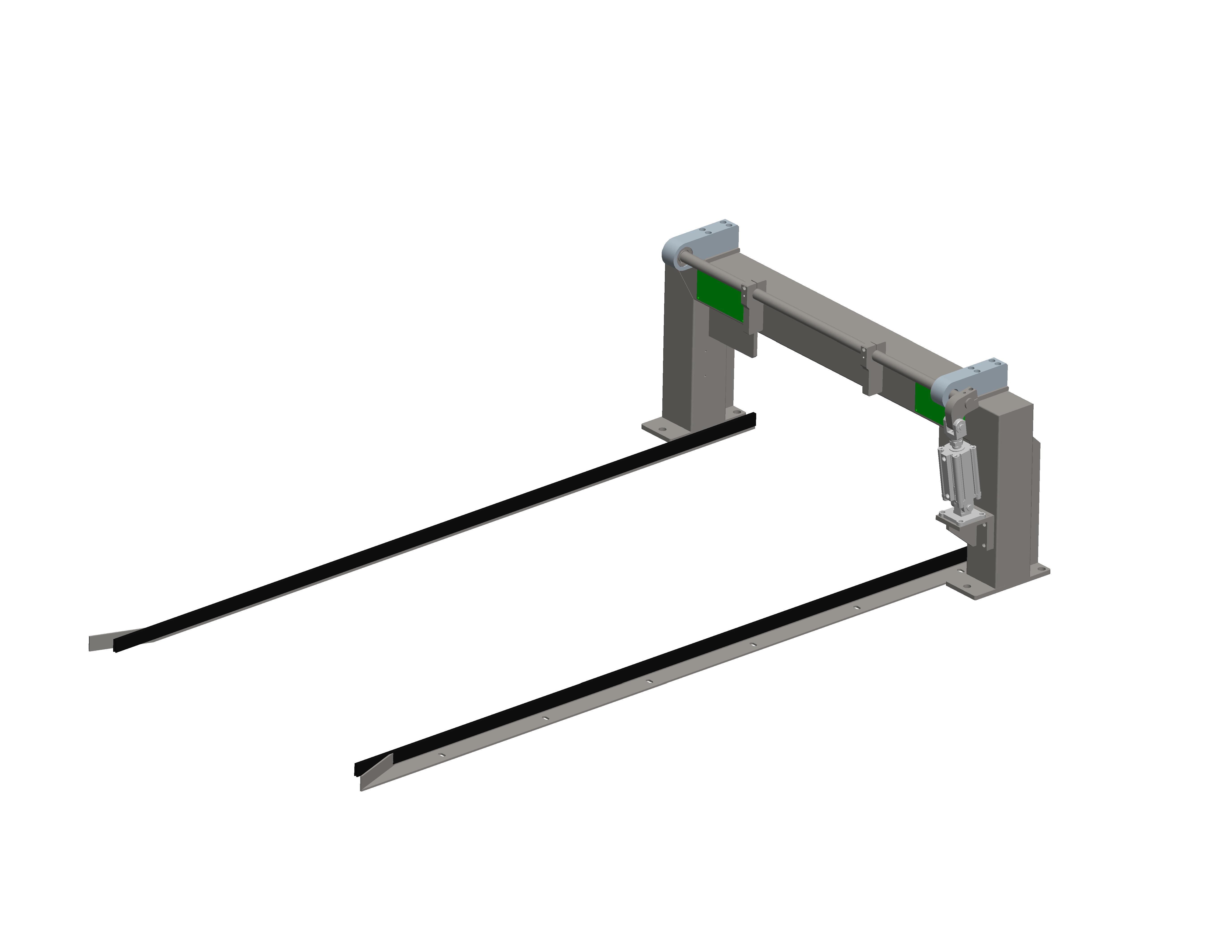 双向料车线边机构