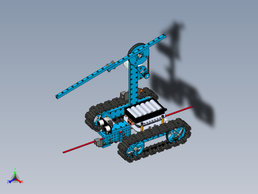 B14_测线履带车机器人