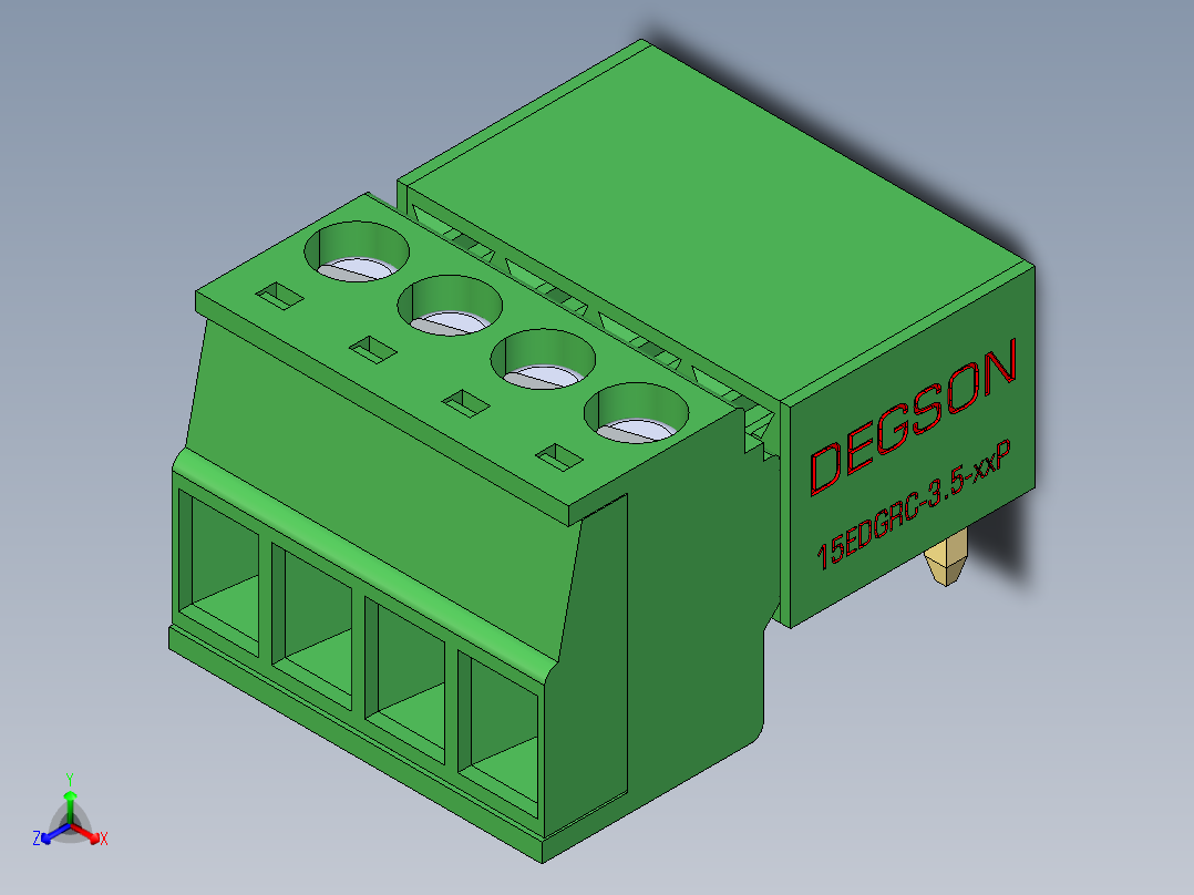 15EDG-3.5-4P(H-Vwt)主视图