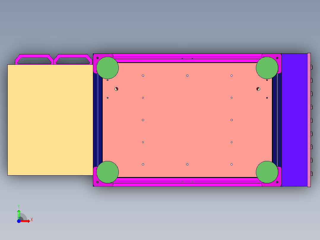 通用电路板自动测试系统前视图