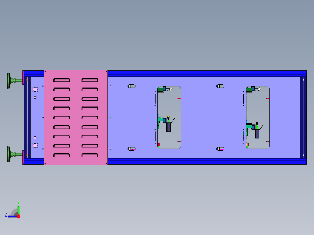 通用电路板自动测试系统右视图