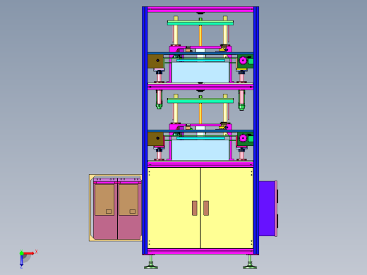 通用电路板自动测试系统俯视缩略图