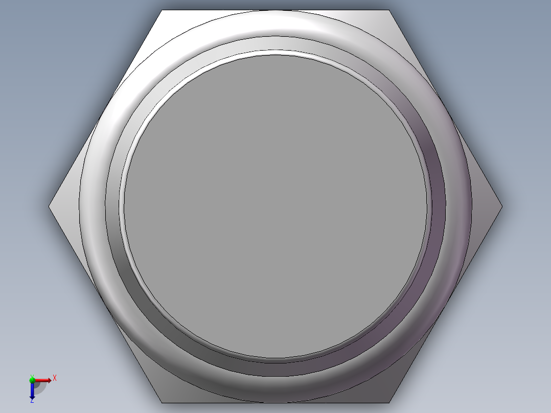 气动接头-消音器BSL02(2分)俯视图