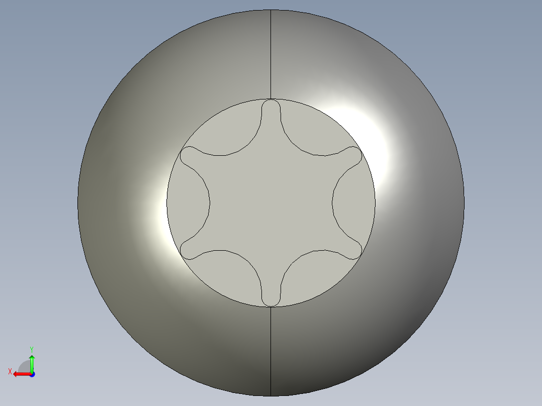 型材-BR S6 CORE SCREW KJN528593后视图
