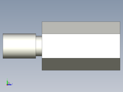 螺帽BJ610,611-3D多系列多零件图纸模型左视缩略图