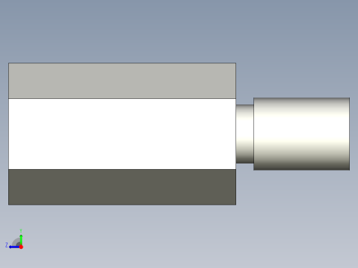螺帽BJ610,611-3D多系列多零件图纸模型右视缩略图