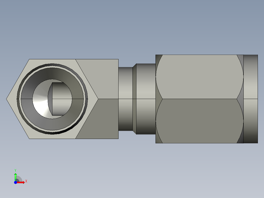 卡套式工业通用硬管接头5-4_cbu-s前视图