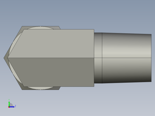 卡套式工业通用硬管接头5-4_cbu-s左视缩略图
