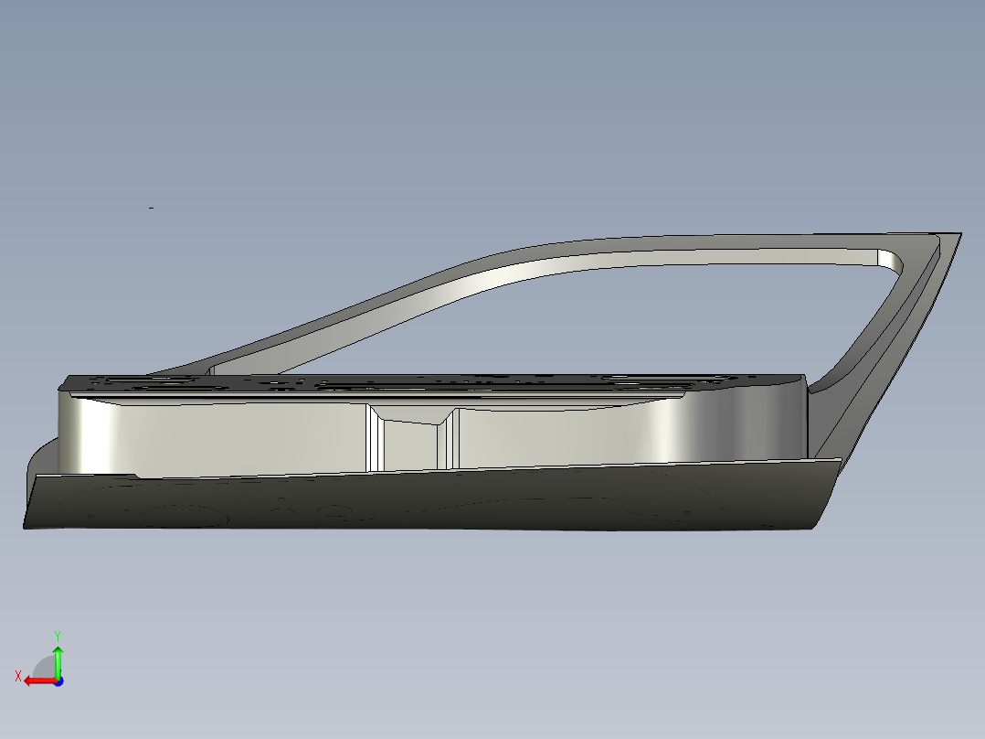 车门 引擎盖 (3)后视图