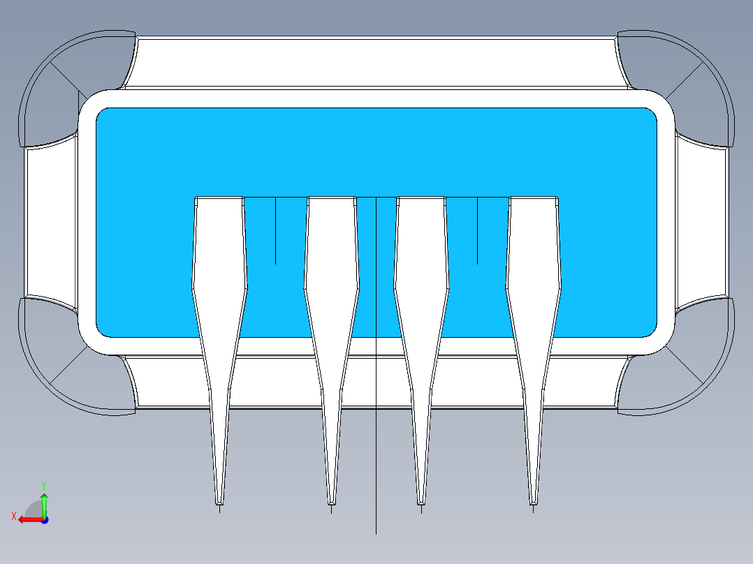 Usb 2.0接口后视图