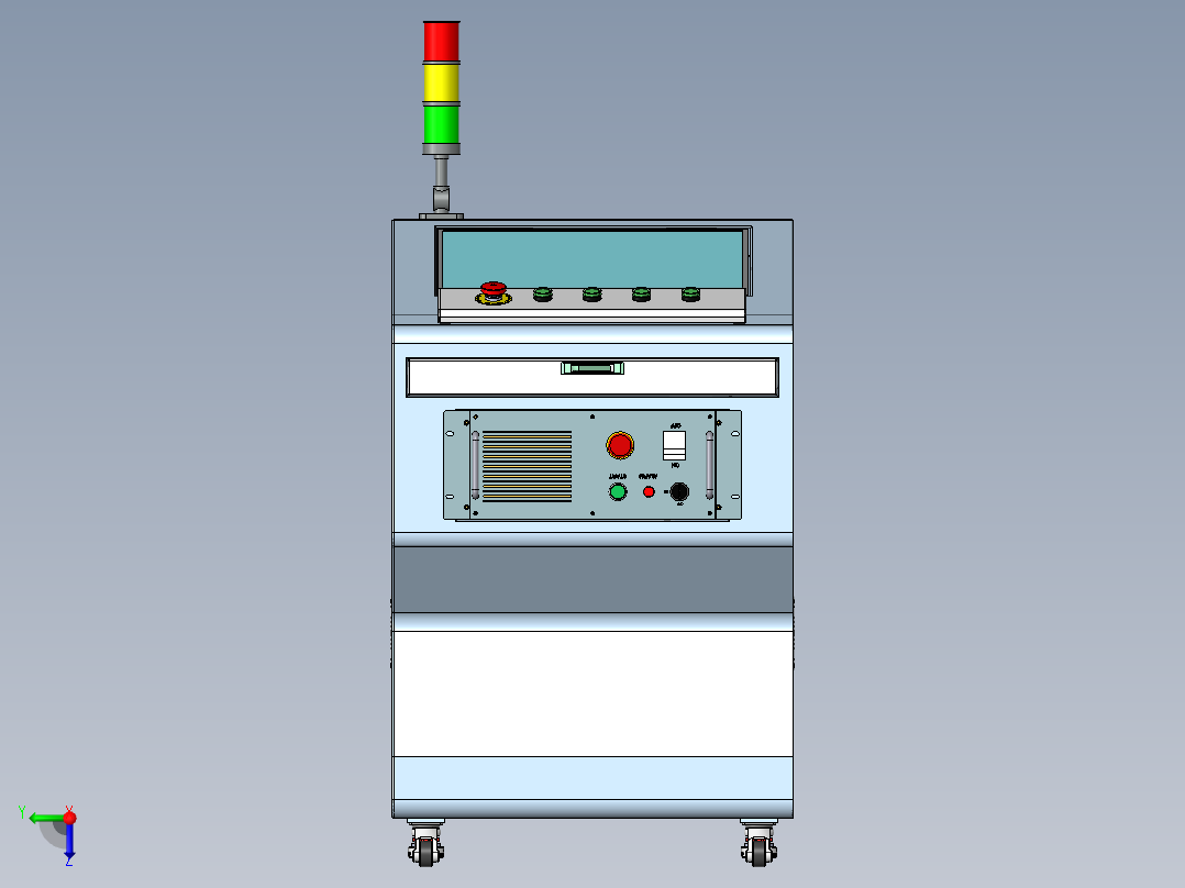 操作控制台新款D前视图