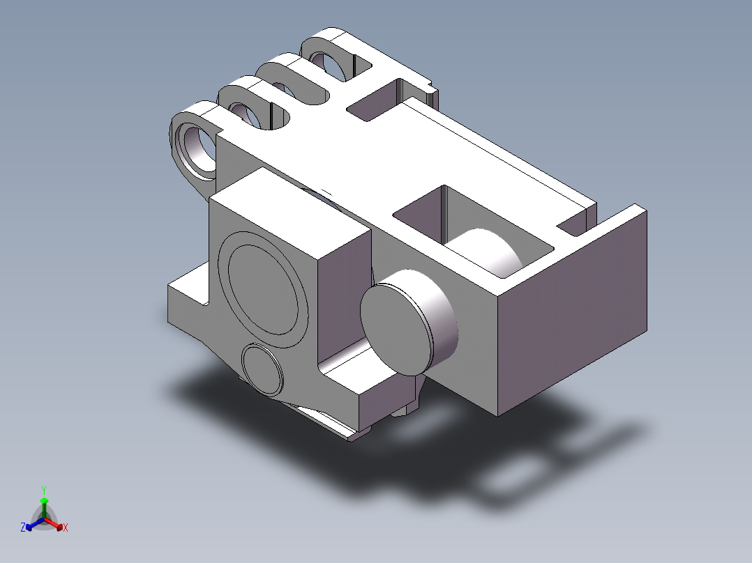 采煤机动力正等轴测图